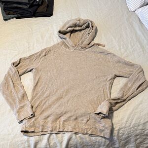 Everlane Men's Light Brown Hooded Sweatshirt